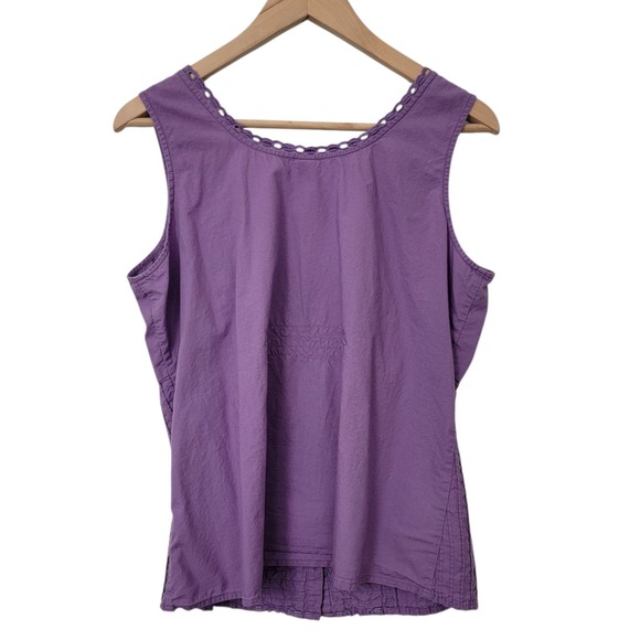 Vintage Y2K Babydoll Tank Top Large Button Front Coquette Fairy Grunge Soft Girl - Picture 3 of 11